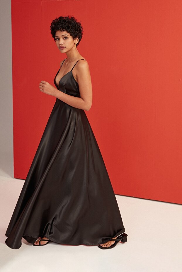 Premium-Satinkleid - 3