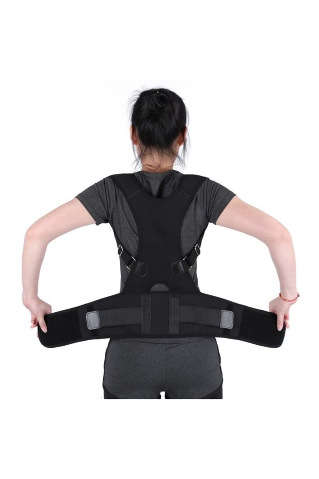 Magnetic Upright Durus Corset Women Men Upright Stand Corset Sports Waist Back Shoulder Belt Apparatus