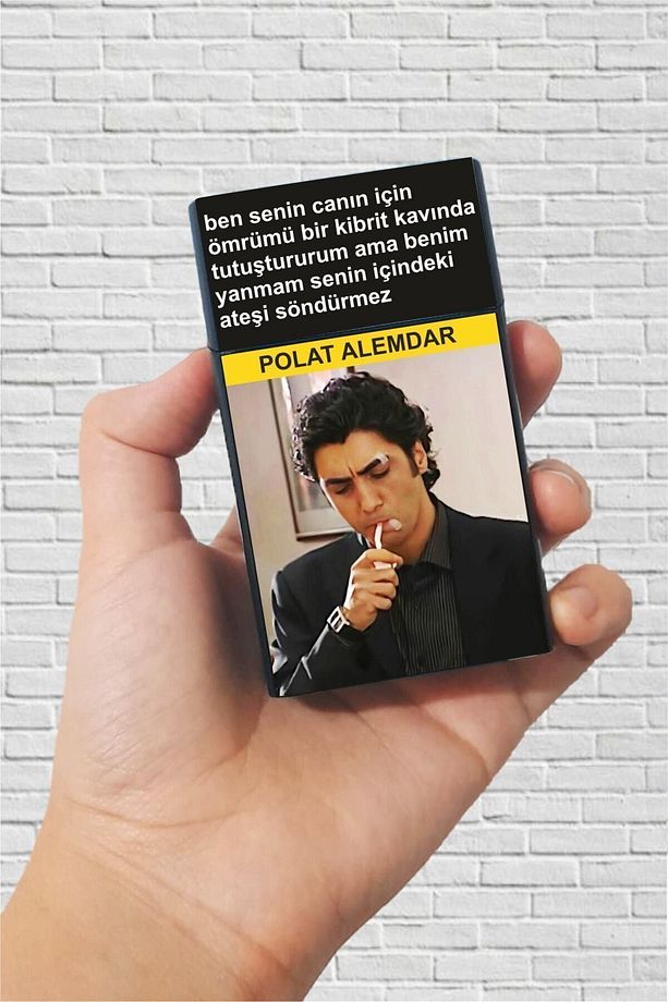 Kurtlar Vadisi - KVP Polat Alemdar Replik Standart Sigara Tabakası Kutusu - 1