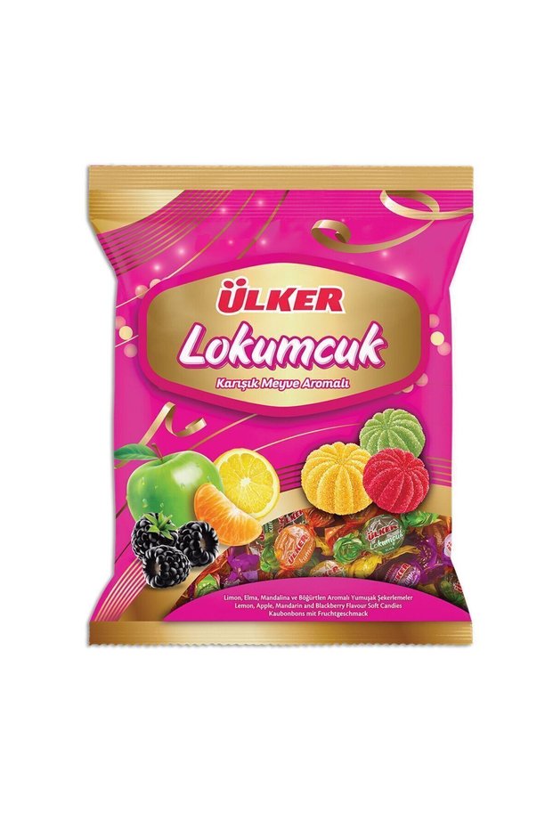 Lokumcuk mixed fruit soft candy 350 gr