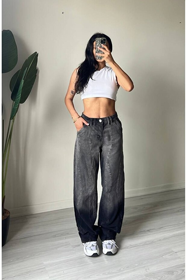 Custom Design Baggy Denim Jean Pants