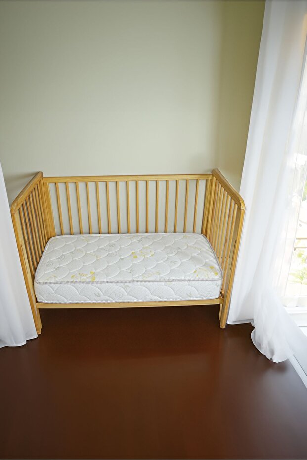 Buddy 15 cm Bebek ve Çocuk Yatağı Sünger Park Yatak Anne Yanı ve Bebek Yatakları Ultra Lüx Full Ortopedik