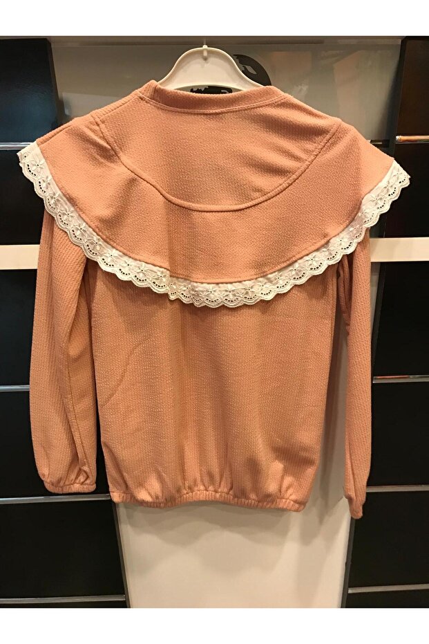 Fistolu Nakış İşlemeli Bluz - 2