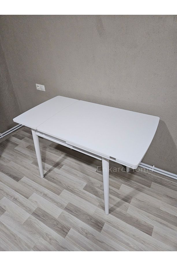 Küçük Mdf Masa, Açılabilir Mutfak Masası, 68x90, 4-6 Kişilik - 4