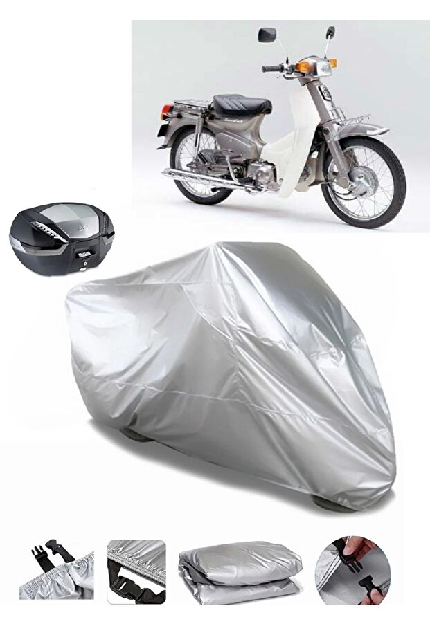 Honda C90 Super Cub Rear Bag Compatible Waterproof Motorcycle Tarpaulin
