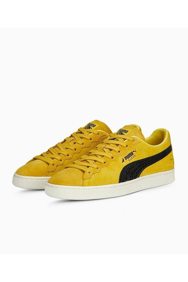 391567-01 Suede STAPLE Erkek Sarı Sneaker Spor Ayakkabı - 3