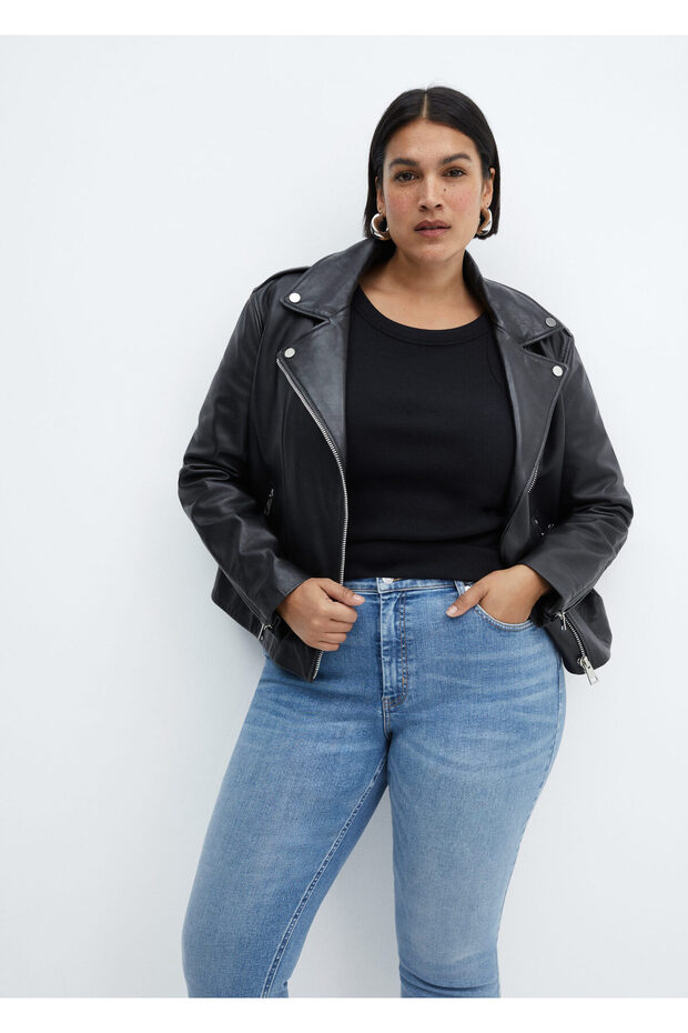 Denimfarbene Damenjeans - Medium67150337 - 6