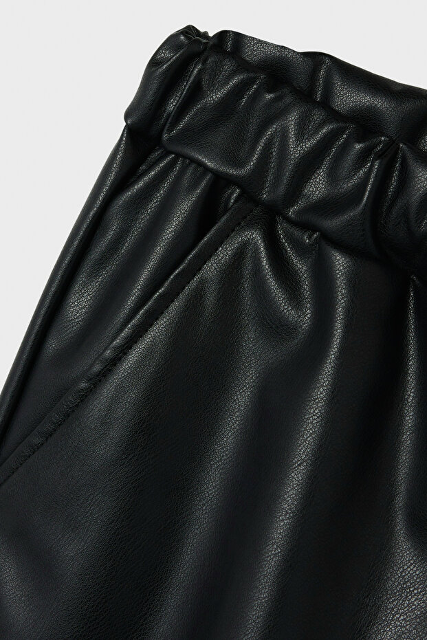 Mädchen Hose Schwarz - 4