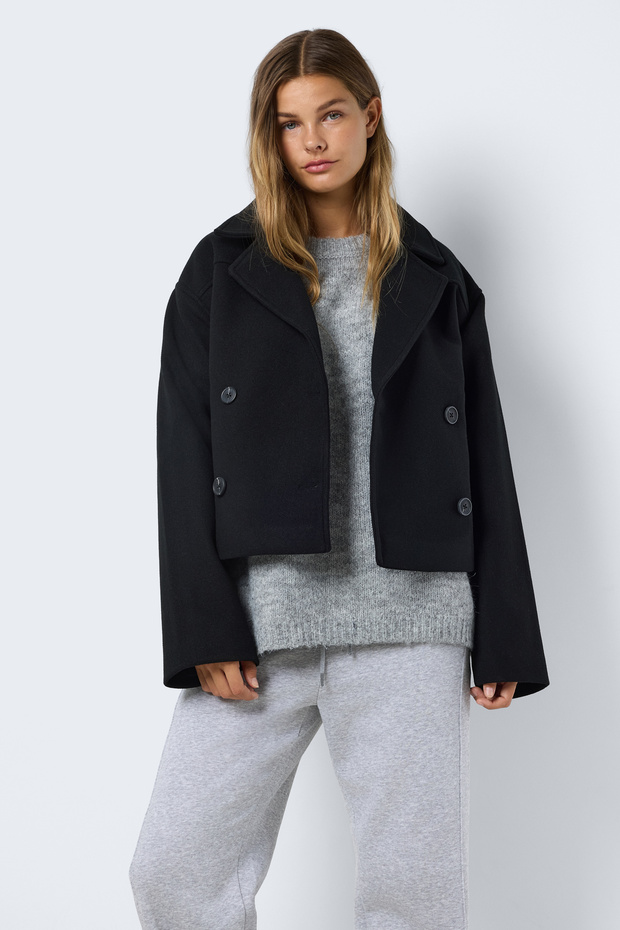 Short Sleeve LDS Jaqueta - Button Detailed, Two Pockets At Front, Without Lining - 3