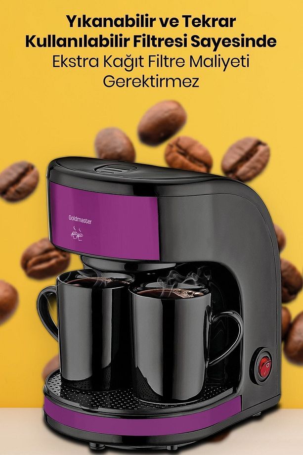 Bliss Yıkanabilir Ve Temizlenebilir Filtre Kahve Makinesi - 6