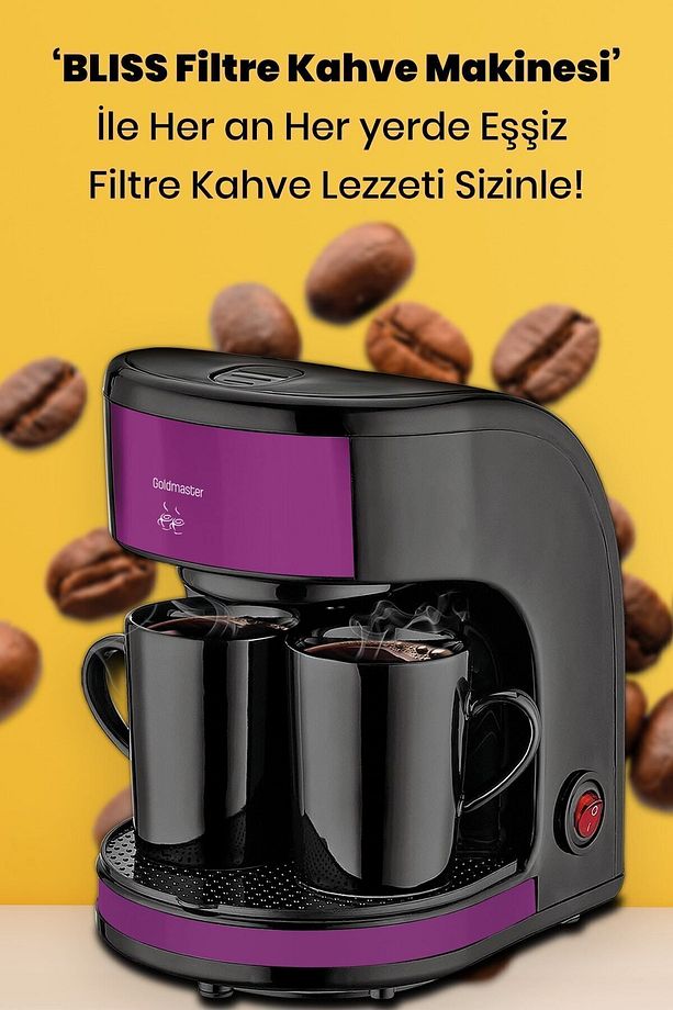 Bliss Yıkanabilir Ve Temizlenebilir Filtre Kahve Makinesi - 4