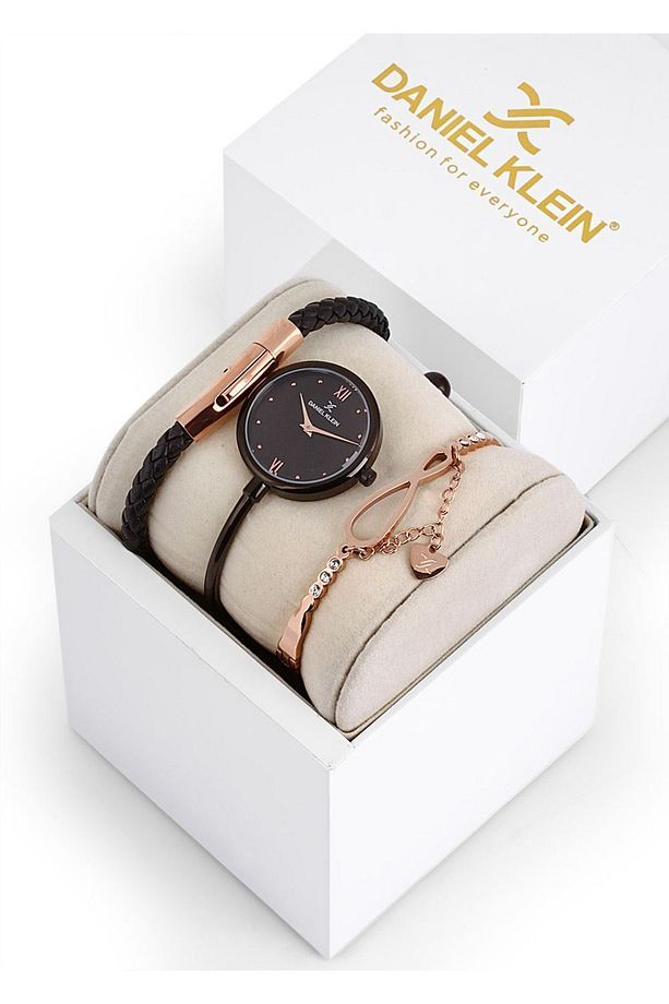 Bileklikli Saat 3 Lü Çelik Set Dk01159a-03 - 1