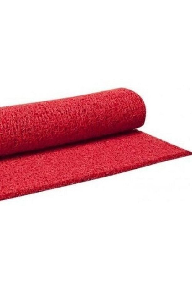 Kıvırcık Paspas En 120 Cm Kırmızı(girilen Adet Miktarınca Metraj Kesilir.) - 2