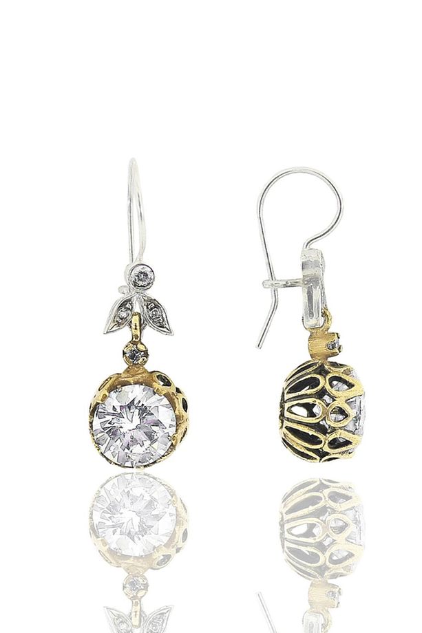 Gümüş Zirkon Tek Taşlı Otantik Ikili Set Sgtl11593beyaz - 3