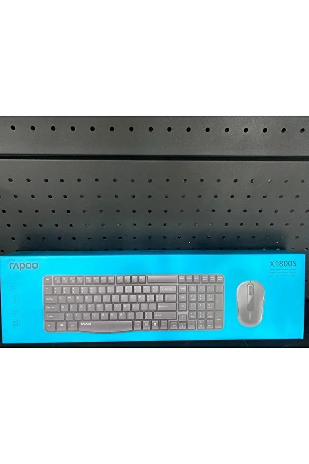 X1800s Kms Kablosuz Klavye & Optik Mouse Seti Tr Siyah Q Klavye - 2