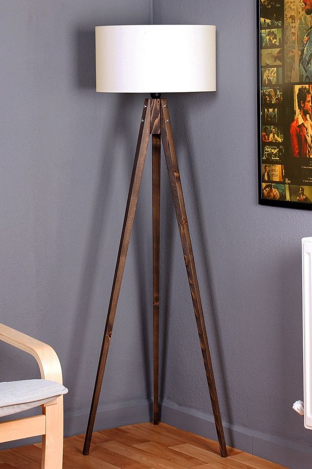 Tripod Lambader - Krem / Kahve - 1