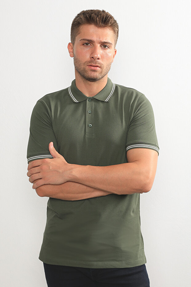 100% Cotton Polo Neck T-Shirt