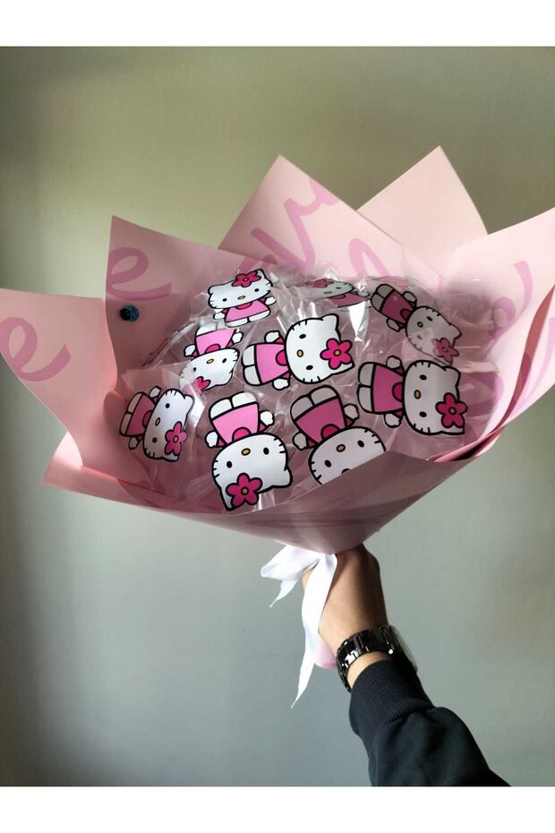 Led Işıklı Hello Kitty Buketi - 3