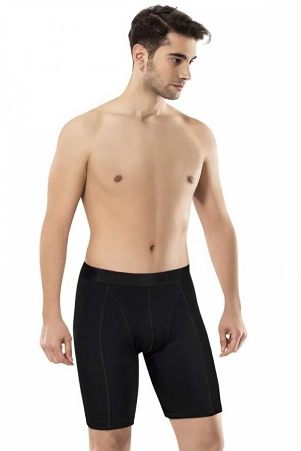 6 Pieces Lycra Super Soft Long Men's Boxers 92% Cotton 8% Lycra