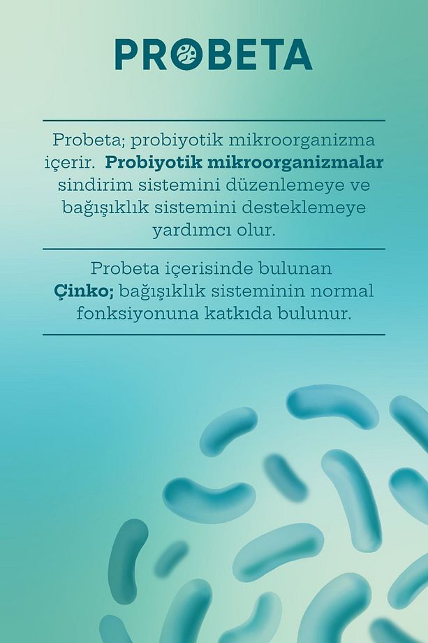 Probeta 20 Saşe (BETA GLUKAN, ÇİNKO, PROBİYOTİK MİKROORGANİZMA) - 3