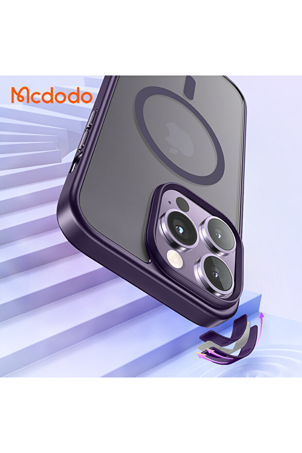 PC-5035 IPHONE 14 MAGSAFE KILIF MOR - 2