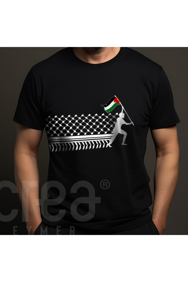 Palestine printed 100% cotton premium crew neck t-shirt