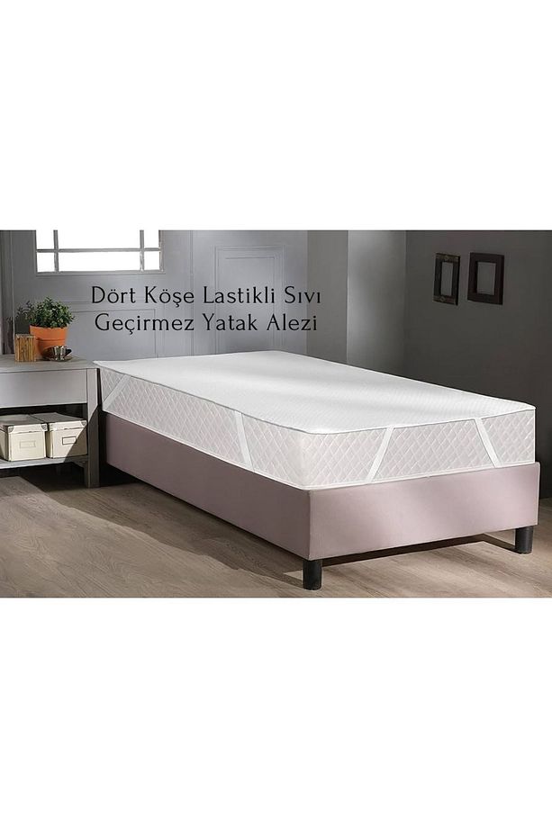 Köşe Lastikli Tek/çift Kişilik Sıvı Geçirmez Yatak Alezi - 2
