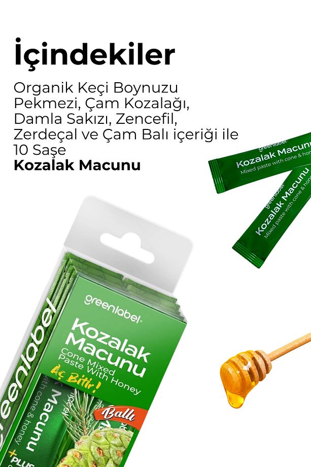 Greenlabel Çam Kozalak Macun (Ballı) Stick 12g. x 10 Adet - 4
