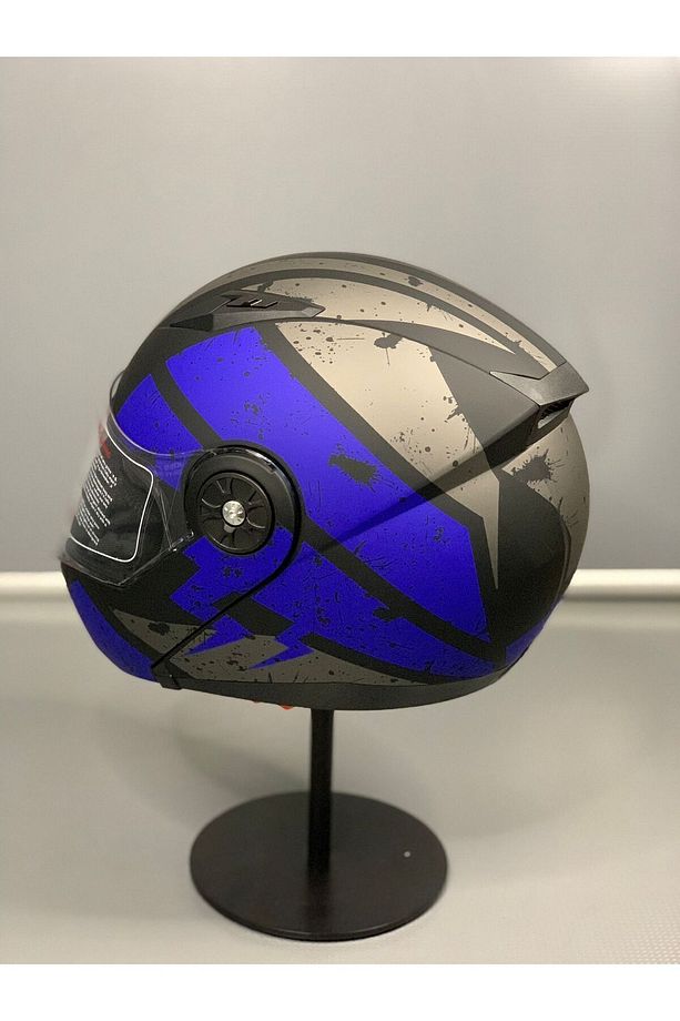 Jk 115 Güneş Vizörlü Çene Açılır Kask Z4 - 3