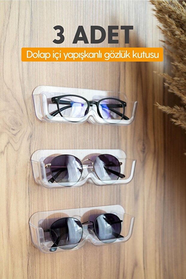 3 db átlátszó napszemüveg - szekrényrendező - 1