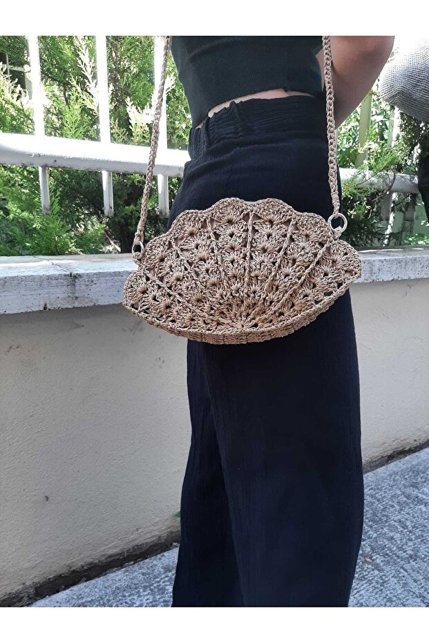 Örgü Midye Çanta - 2