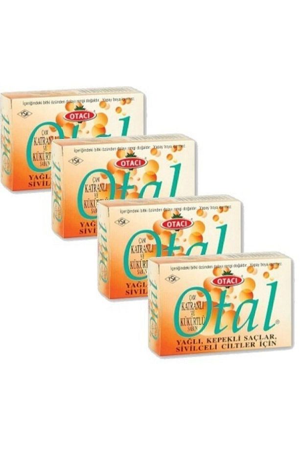 Çam Katranlı Ve Kükürtlü Sabun 80 gr 4 Adet - 1