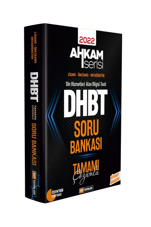 2022 Dhbt Ahkam Tüm Adaylar Konu + Soru Bankası + 10 Deneme 3 Lü Set - 3