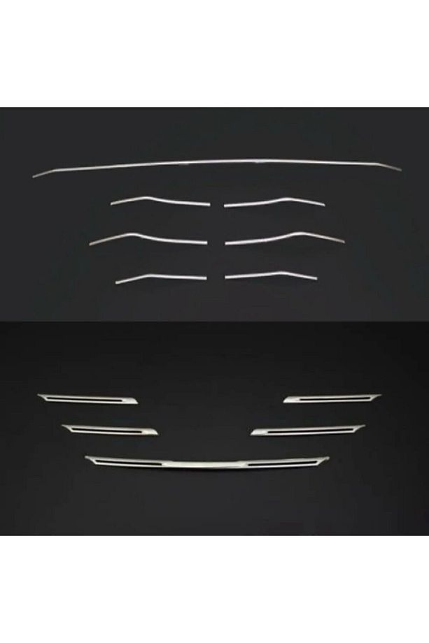 Renault Megane 4 Krom Ön Panjur Ve Ön Tampon Çıtası Set 2016-2020 - 4