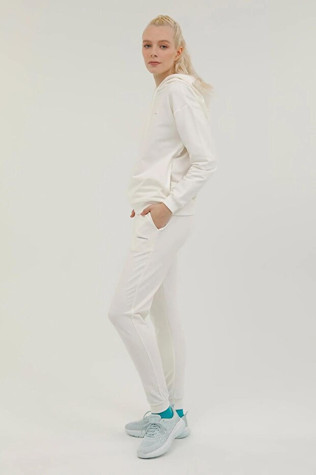 W-ct133 Basic Jogger 2pr Embroidered 2 Pocket Paca Tip Ribbed Tracksuit Bottom