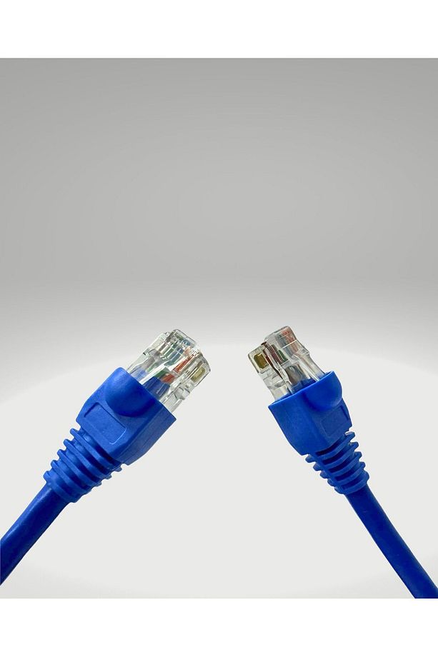 5 Metre Mavi Renk Cat6 Internet Bilgisayar, Modem , Swich , Ip Kamera Rj45 Ethernet Patch Kablo - 4