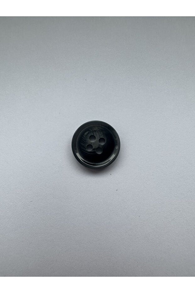 Black on Gray Marble Marble Pattern Design Button Plain Polyester Button 24 Size Buttons - Pack of 10 - 3