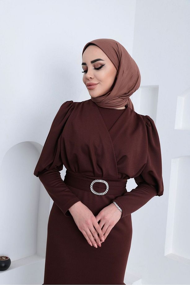 ÇAPRAZ SUKUBA TESETTÜR ELBİSE - 4