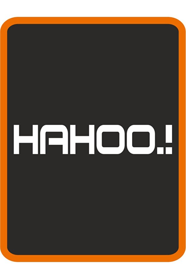 "hahoo" White Auto Sticker - 25x8 Cm Motor Sticker