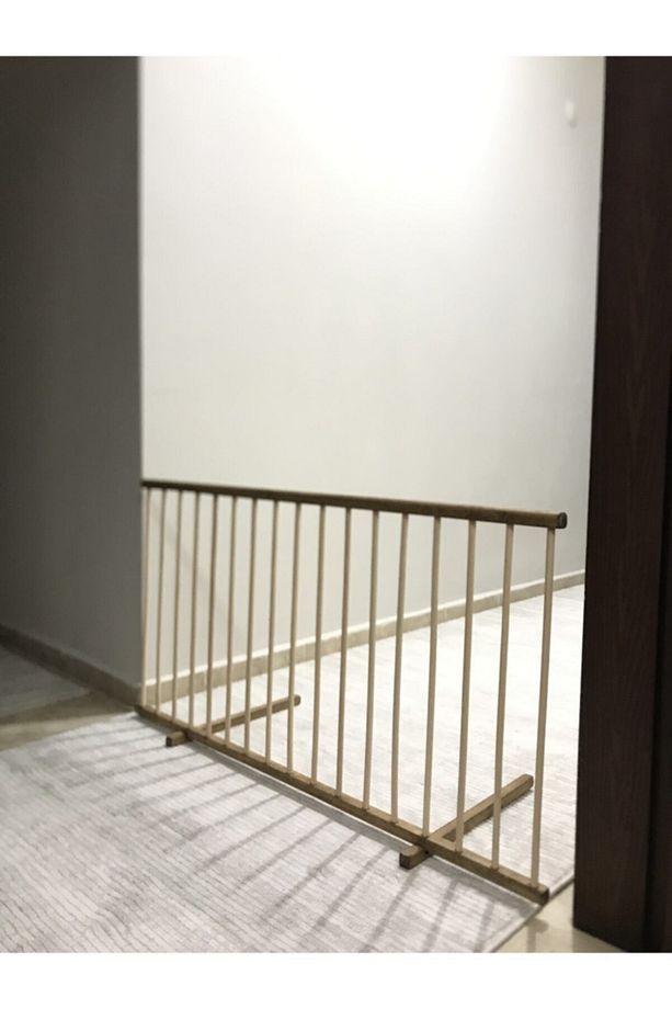 Ahşap Kapı Önü Bariyer Güvenlik Kapısı  Kapı Önü Çit - 2