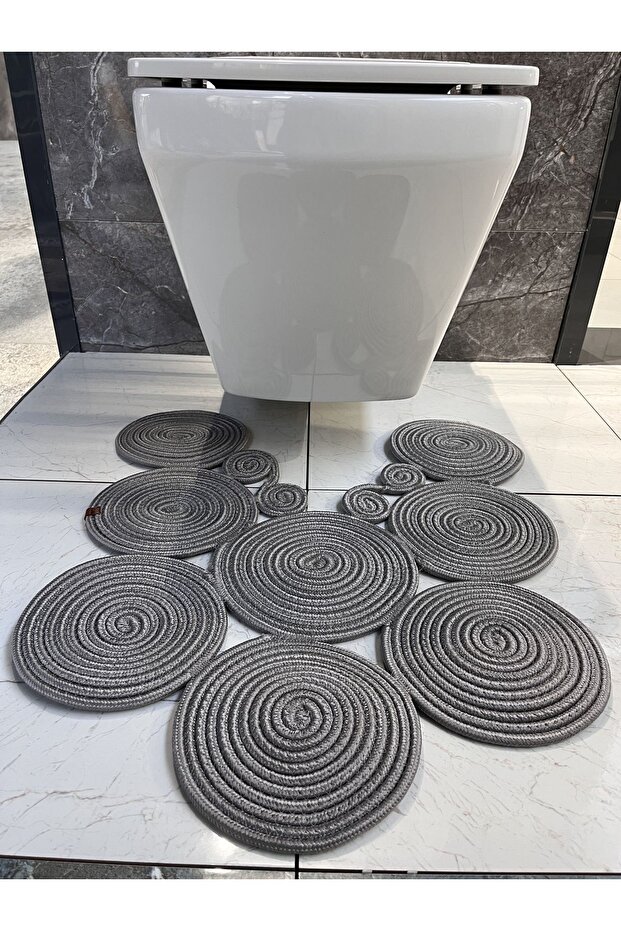 Jute Straw Brown 60X65 cm Toilet Mat Dowry Gift