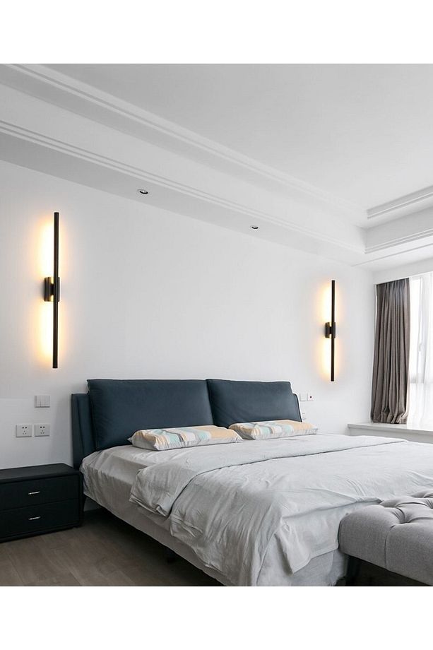 Modern Dekoratif Led Duvar Aplik Uzun Çubuk Led Tekli 80 Cm Gün Işığı - 1