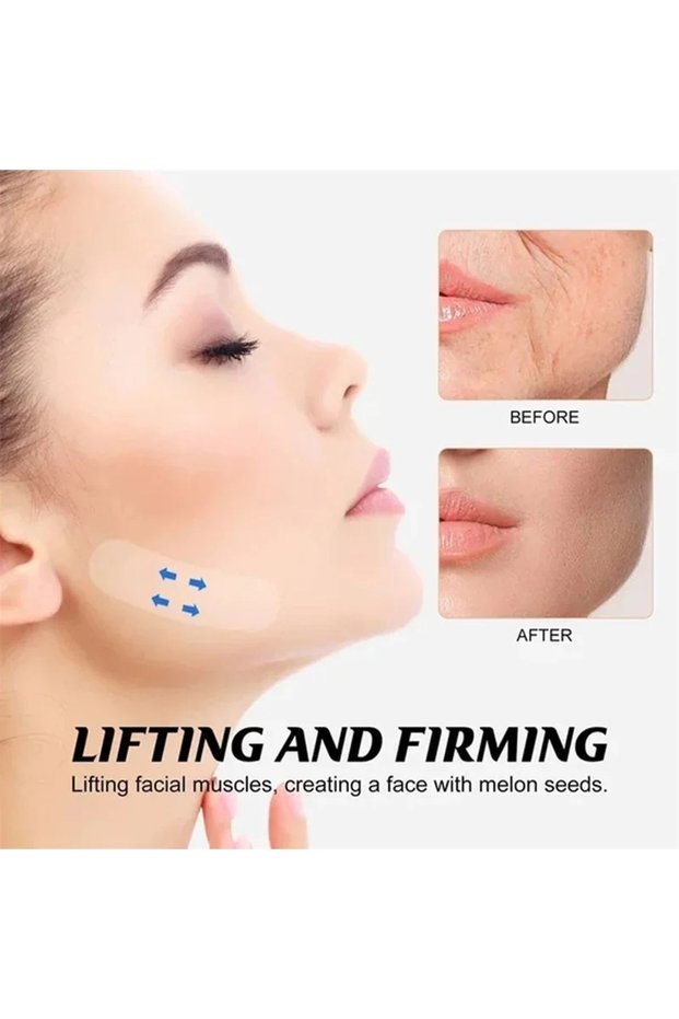 Instantly Effective Face Neck Eyebrow Lift Tape Dodo Label Stretching Tape Neck Face Tightening Tape 4Pcs