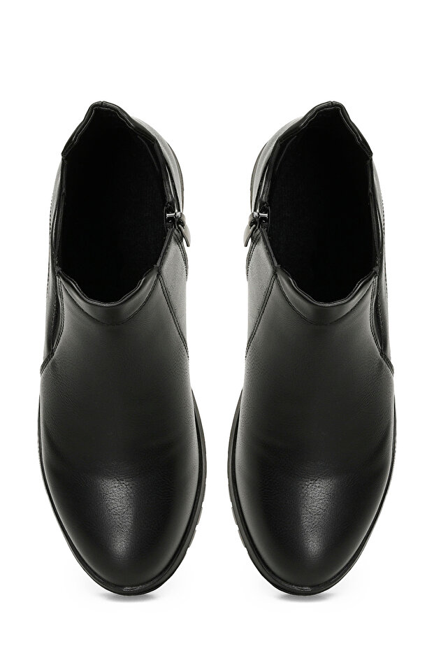 166598.Z4PR Siyah Kadın Düz Bot - 4