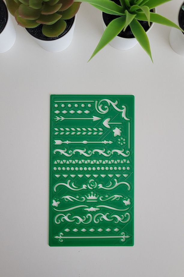Bullet Journal Süsleme Şablon Cetvel - 3