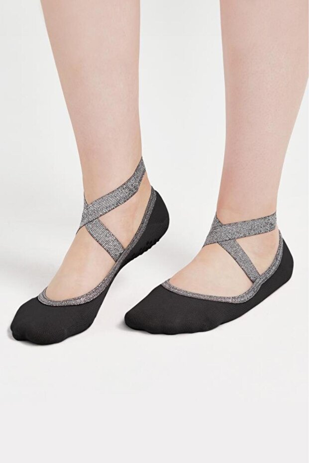 Non-Slip Black Pilates Yoga Ballet And Dance Socks