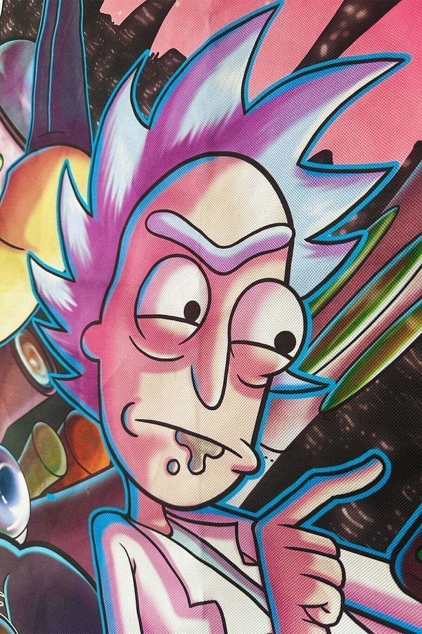 Rick and Morty 1 Duvar Örtüsü Ev Dekorasyon Duvar Halısı Tapestry - 4