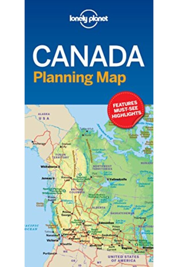 Lonely Planet Canada Planning Map - 1