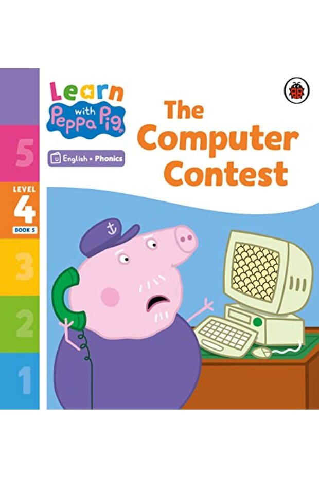 Learn With Peppa Phonics Level 4 Book 5 The Computer Contest Phonics Reader