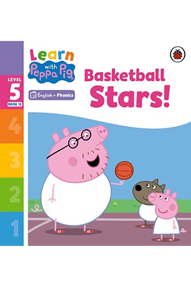 Learn With Peppa Phonics Level 5 Book 12 Basketball Stars Phonics Reader